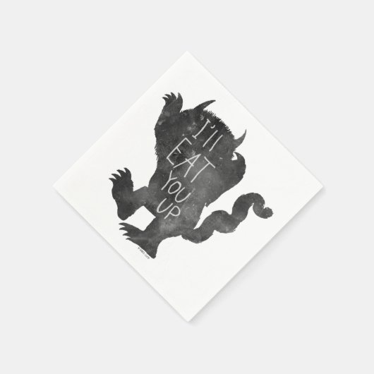 Wild Thing | Ich werde dich aufessen Serviette (Ecke)