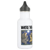 Wild Things and Max Dancing in Moonlight Edelstahlflasche (Links)