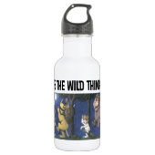 Wild Things and Max Dancing in Moonlight Edelstahlflasche (Vorderseite)