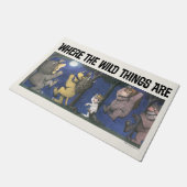 Wild Things and Max Dancing in Moonlight Fußmatte (Schrägansicht)