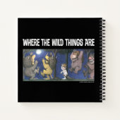 Wild Things and Max Dancing in Moonlight Notizblock (Rückseite)