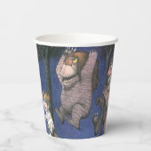 Wild Things and Max Dancing in Moonlight Pappbecher (Rückseite)