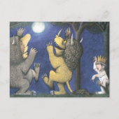 Wild Things and Max Dancing in Moonlight Postkarte (Vorderseite)