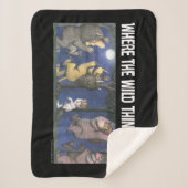 Wild Things and Max Dancing in Moonlight Sherpadecke (Vorderseite)