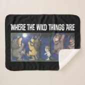 Wild Things and Max Dancing in Moonlight Sherpadecke (Vorderseite (Horizontal))