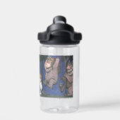 Wild Things and Max Dancing in Moonlight Trinkflasche (Rückseite)