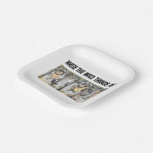 Wild Things and Max Swinging From Trees Pappteller (Gewinkelt)