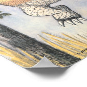 Wild Things and Max Swinging From Trees Poster (Ecke)