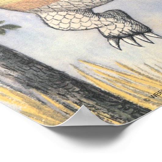 Wild Things and Max Swinging From Trees Poster (Ecke)