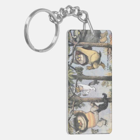 Wild Things and Max Swinging From Trees Schlüsselanhänger (Vorderseite links)