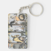 Wild Things and Max Swinging From Trees Schlüsselanhänger (Rückseite)