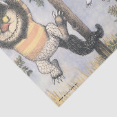 Wild Things and Max Swinging From Trees Seidenpapier (Ausschnitt)