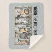 Wild Things and Max Swinging From Trees Sherpadecke (Vorderseite)