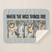 Wild Things and Max Swinging From Trees Sherpadecke (Vorderseite (Horizontal))