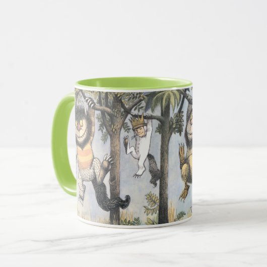 Wild Things and Max Swinging From Trees Tasse (Vorderseite Links)