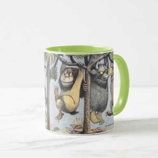 Wild Things and Max Swinging From Trees Tasse (VorderseiteRechts)