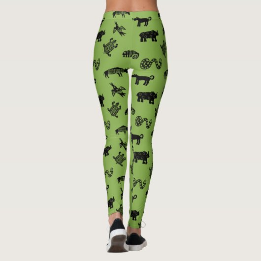 Wild Things Black Leggings (Rückseite)