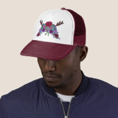 Wild Things Wildblume Queen Trucker Hat Truckerkappe (Beispiel)