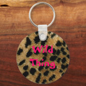 Wild Thleopard Print Schlüsselanhänger (Vorderseite)