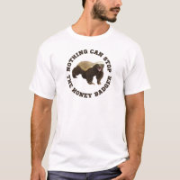 Wild-Tier-Honig-Badger-Funny-T - Shirt