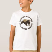 Wild-Tier-Honig-Badger-Funny-T - Shirt (Vorderseite)