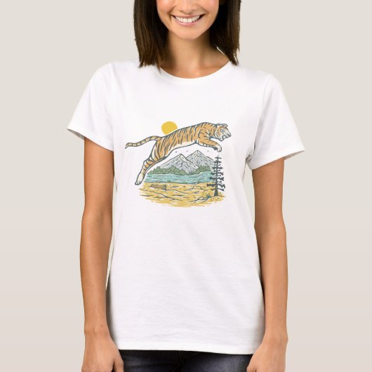 Wild Tiger Adventure T-Shirt (Vorderseite)