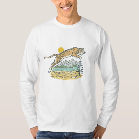 Wild Tiger Adventure T-Shirt (Vorderseite)
