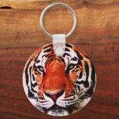 Wild Tiger Artwork Schlüsselanhänger (Vorderseite)