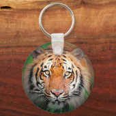 Wild Tiger Artwork Schlüsselanhänger (Vorderseite)