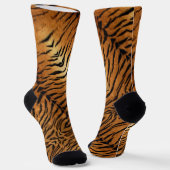 Wild-Tiger-Druck Socken (Gewinkelt)