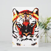 Wild Tiger Eyes Briefpapier (Stehend Vorderseite)