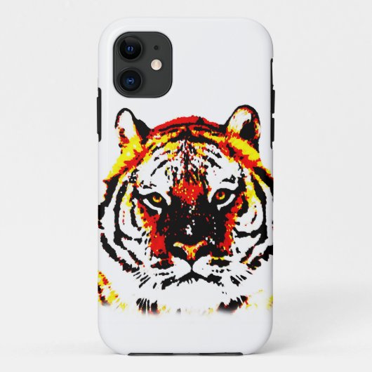 Wild Tiger Eyes Case-Mate iPhone Hülle (Rückseite)