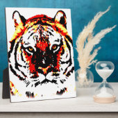 Wild Tiger Eyes Fotoplatte (Seite)