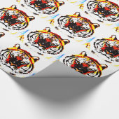 Wild Tiger Eyes Geschenkpapier (Ecke)