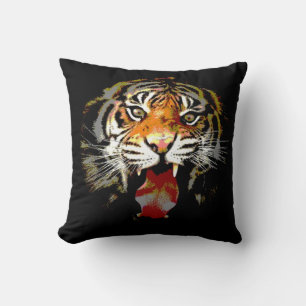 Wild Tiger Eyes Kissen