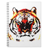 Wild Tiger Eyes Notizblock (Vorderseite)