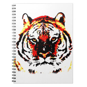 Wild Tiger Eyes Notizblock