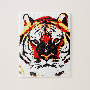 Wild Tiger Eyes Puzzle