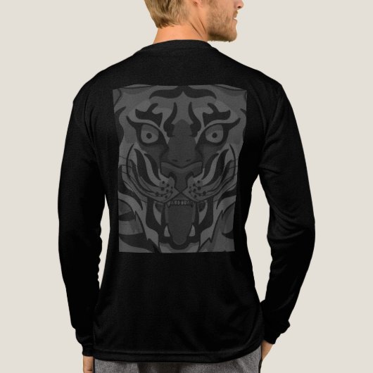 Wild Tiger Face T - Shirt (Rückseite)
