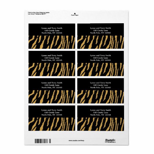 Wild Tiger Fur Pattern (Vorne)