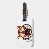 Wild Tiger Gepäckanhänger (Vorderseite vertikal)