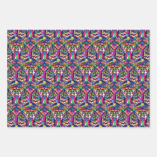 Wild Tiger Geschenkpapier Set (Vorderseite 3)