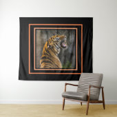 WILD TIGER GROSSER Tapestry Wandteppich (Beispiel (Horizontal))