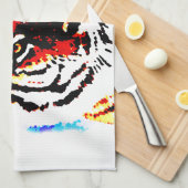 Wild Tiger Küchentuch (Viertel Falte)