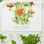 Wild Tiger Lilies Küchentuch (Gefaltet)