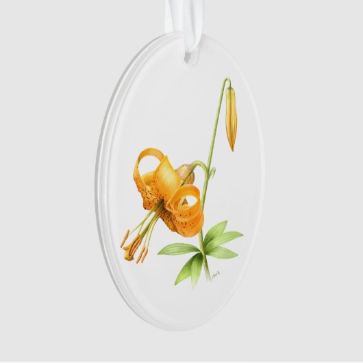 Wild Tiger Lily Ornament (Vorderseite)