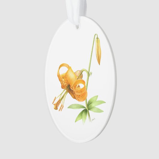 Wild Tiger Lily Ornament (Vorderseite)
