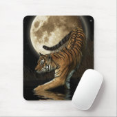 WILD TIGER & MOON Mousepad (Mit Mouse)