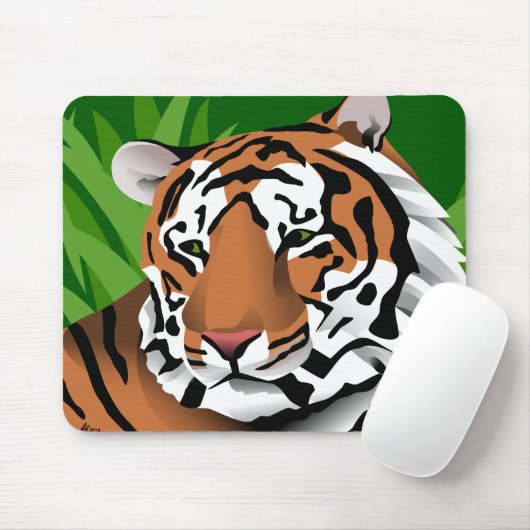 Wild Tiger Mousepad (Mit Mouse)