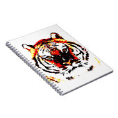 Wild Tiger Notizblock (Rechte Seite)